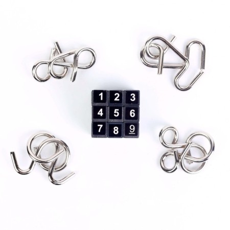 Metal puzzle "Cosmos", set of 5 pcs.-4