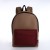 Burgundy/beige
