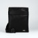 Male bag over the shoulder, Textura, artificial leather, black color