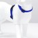 Kit for cats, width 1 cm, Osh 16.5-27 cm, fire 21-35 cm, leash 120 cm, blue