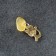 KISA-Talisman keychain, natural amber
