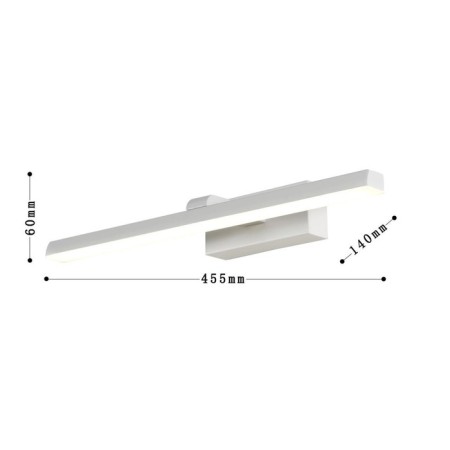 Wall lamp Scriptor 455 mm, 140 mm, LED 8W-2