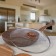 Deep pan Kantry, D = 28 cm, glass cover, plastic handle, anti -stick coating, brown color