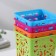 Storage basket "Flowers", plastic, 9 × 9 × 10 cm, color mix