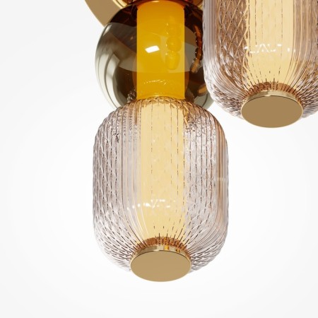 Ceiling Lamp Maytoni Mod273CL-L60G3K, LED, 60W, 43x43x25.5 cm, 7000lm, color gold-2