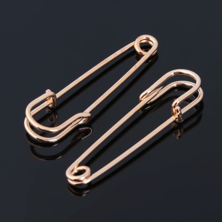 Pin 4.5 × 1.2 cm (set 5 pcs.), SM-208-3, color gold
