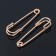 Pin 4.5 × 1.2 cm (set 5 pcs.), SM-208-3, color gold