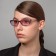 Ready glasses east 6623 tinted, purple, bending pipe, +1.5