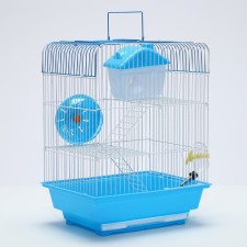 A cage for rodents with filling RT-3, 30 x 23 x 39 cm, blue