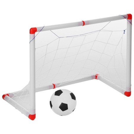 Gate football teams, 50x45x30 cm, with a grid and a ball