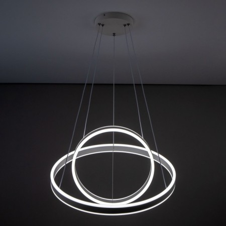 Suspended Citilux “duet” CL719640, 60x60x17 cm, 1x108W, LED, white color-11