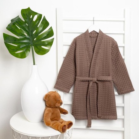 Waffel Baby Broke I "BOHO" size 32 (110-116 cm) MOKKO color, 100% cotton 290 g/m2-2
