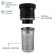Traffic jam for thermos "Arctic" models 101, 750 ml and 1 l, with a strain, h-10.5 cm
