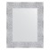 Mirror in the baguette frame, white minting 70 mm, 43 x 53 cm