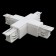 The X-shaped connector for the Technical Tracx-31W, 16.6x16.6x3.2 cm, white color, white