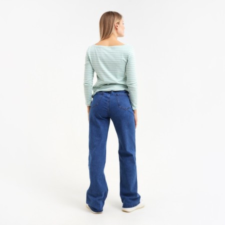 Women's jeans, blue color, size 31 (46-48)-4