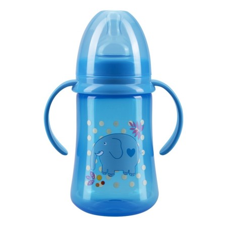 A bottle for feeding with handles, a wide throat, 250 ml, from 6 months.-4