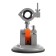 Tundra drill stand, fastening on suction cup, 360 °, d = 60 mm, height 185 mm 1070214