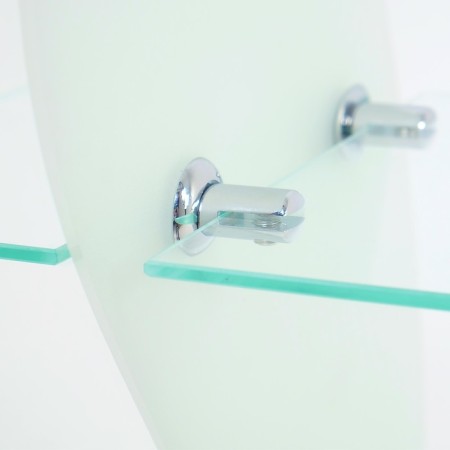 Mirror, wall, with sandblasting graphics, with shelves, 60 × 80 cm-5
