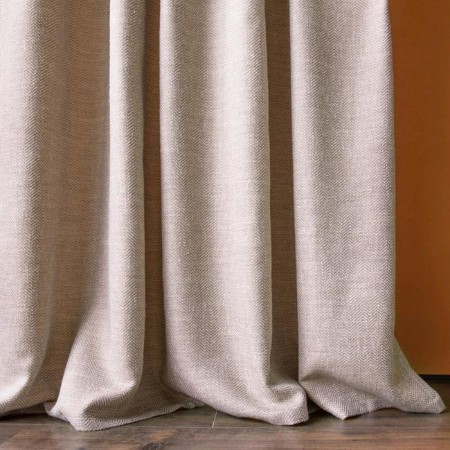 Set of curtains "Buddy", size 140 x 270 cm - 2 pcs, picking up - 2 pcs, brown-1