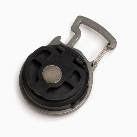 Battery Light, with a carbine and opener, 5 watts, 500 mAh, 500 lm, COB, 7.5x5x2.5 cm-5