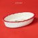 Baking dish New Year's share "Magic tree", 28 × 17.5 × 4.9 cm, white color