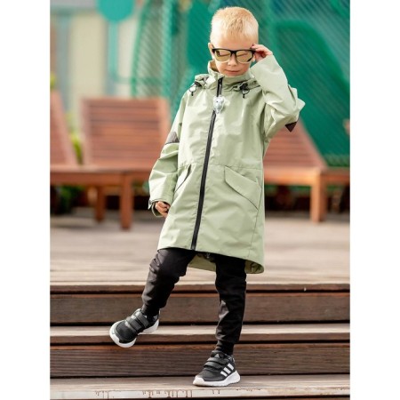 Park jacket for a boy, height 86 cm, sage color-2
