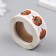 Stick Paper "Halloween. Funny pumpkin" d = 2.5 cm 500 pcs in the roll