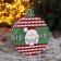 Christmas tree decoration "New Year's ball with Santa Claus" 15x15 cm