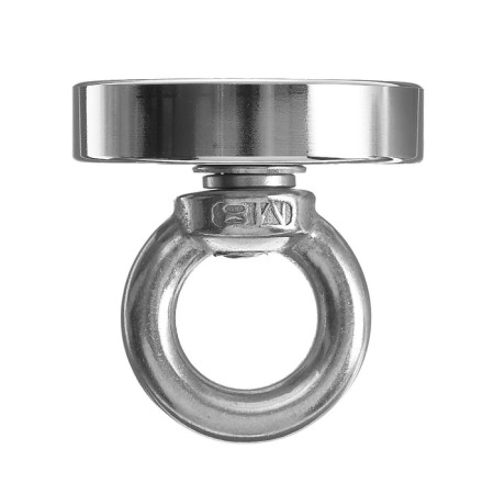 Magnet neodymium Cartage with a loop for a car, d 48 mm, clutch 35 kg-5