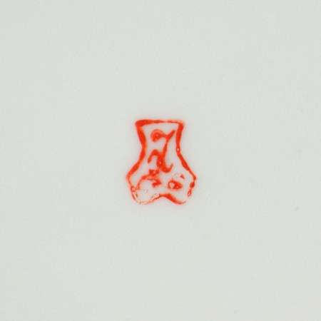 Porcelain plate "Toulouse", D = 17.5 cm-4