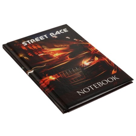 Notepad A6, 40 sheets in the Street Race cage, hard cover, glossy lamination, offset block-1