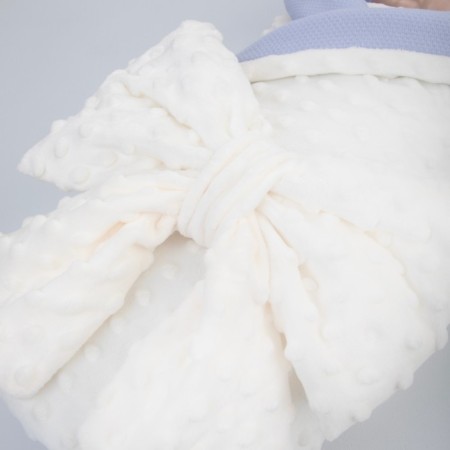 Kinderlitto “New First Wardrobe” discharge kit, 4 items, height 50-56 cm, dairy color, heavenly blue-5