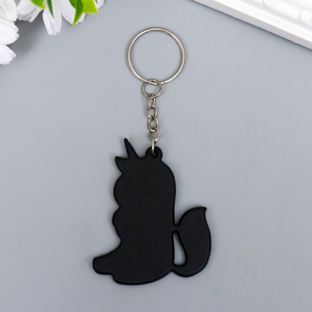 Acryl keychain "Unicorn with donut" 5.8x4.5 cm-6