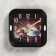 Wall clock, series: kitchen, "grain", smooth move, D-18.5 cm