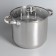 Magistro Grande stainless steel pan, 7.1 l, with a lid, capsule, induction