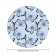 Tables on the table "Butterflies", round, oxford, elastic band, size 120x120 cm, diameter 75-100 cm