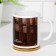 Sublimation mug "Born and died", with application