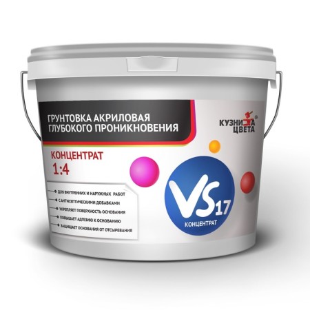 Acrillic Acrylic Deep Penetration concentrate 1: 4 VS-17 "Color forge" 1l