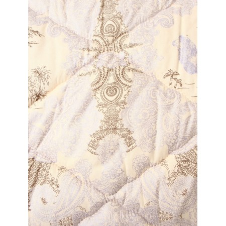 The blanket is stand. 140*205, OVSH/300-15EC1, camel wool, gloss-satin fabric, p/e-3