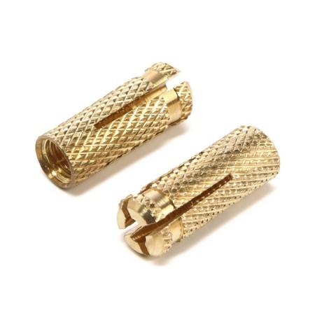 Anchor scrap, clogged, brass, galvanized, m8x30 mm, 100 pcs