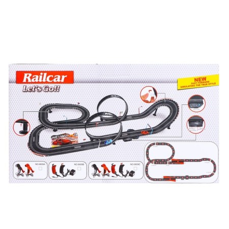 Auto traffic "Racing on Supercares", with 2 machines, a remote control + manual generator, works from the network-1