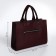 Female bag Textura, tout, medium size, burgundy color