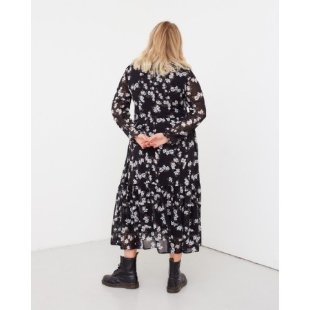 Women's dress Midy Mist Plus-Size, R.50, Black-2