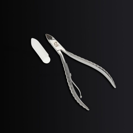 Manicure nippers for the cuticle Premium, 10.4 cm, blade length - 9 mm, silver color-6