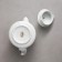 The collar kettle "Lemon", 900 ml, porcelain, Iran