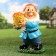 Garden figure "Dwarf with a basket" 40x24x25cm