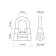 The castle of the hinged Stayer Master is lightweight, a discount secretion mechanism, 55 mm