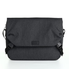 Male bag, Medvedkovo, dark gray color