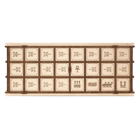 Board game, wooden designer 3D Ewa Gameset Ur and Senet-9